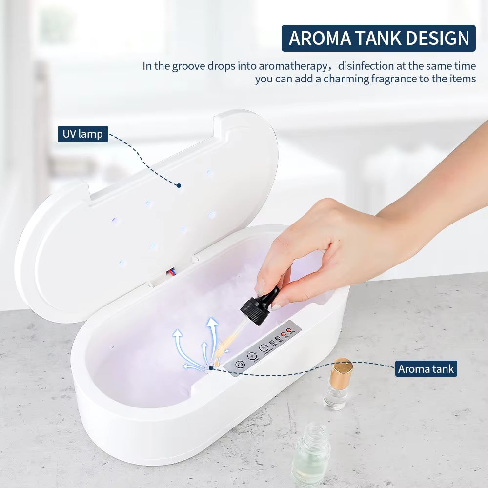 Multifunctional UV-C Sterilizer Box - Portable Aromatherapy & Disinfection Chamber
