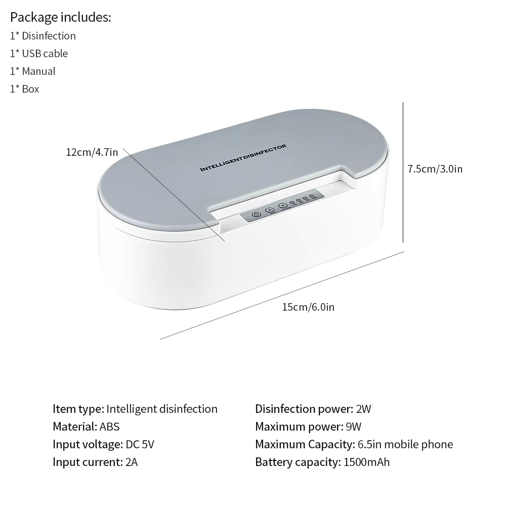 Multifunctional UV-C Sterilizer Box - Portable Aromatherapy & Disinfection Chamber