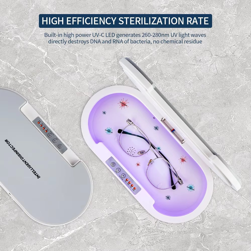 Multifunctional UV-C Sterilizer Box - Portable Aromatherapy & Disinfection Chamber