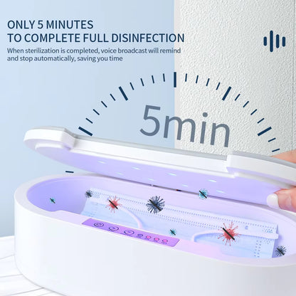 Multifunctional UV-C Sterilizer Box - Portable Aromatherapy & Disinfection Chamber