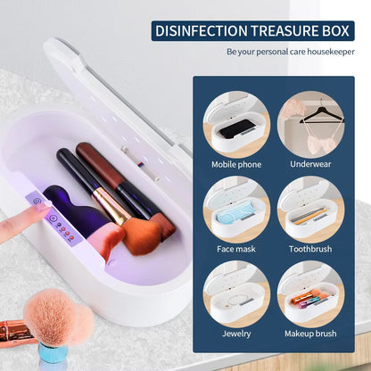 Multifunctional UV-C Sterilizer Box - Portable Aromatherapy & Disinfection Chamber